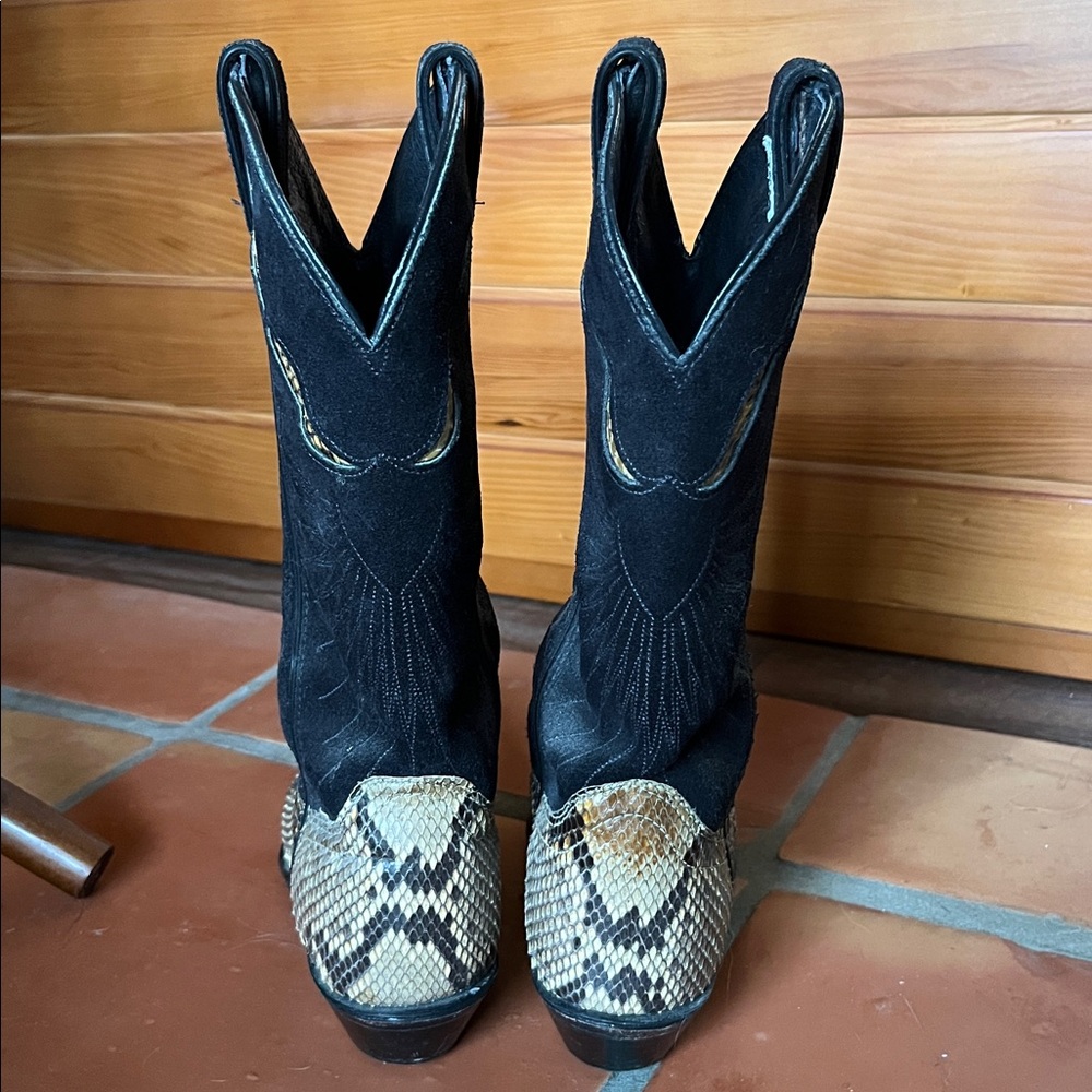 Vintage Code West Python Cowboy Boots - image 7